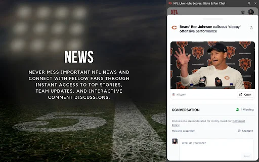 NFL Live Hub: Resultados, Estadísticas y Noticias en Vivo - Screenshot 4