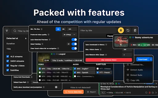 MAX Video Downloader: Descarga HLS, DASH y MP4 Gratis y Rápido - Screenshot 4