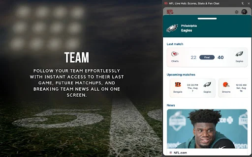 NFL Live Hub: Resultados, Estadísticas y Noticias en Vivo - Screenshot 5