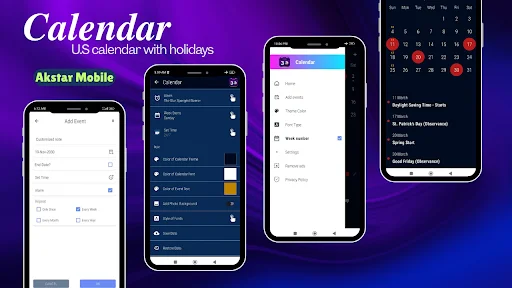 Descargar US Calendar 2026: Calendario con Festivos y Recordatorios - Screenshot 12