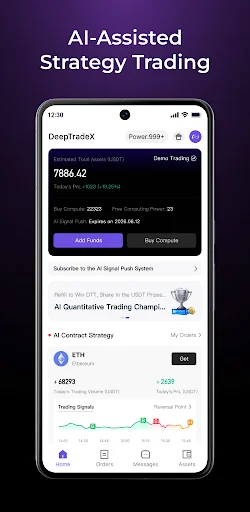 Descargar DeepTradeX: Inteligencia Artificial y Web3 para Cripto - Screenshot 1