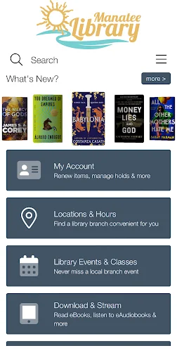 Descarga Manatee County Public Library App: Tu Biblioteca Móvil - Screenshot 1