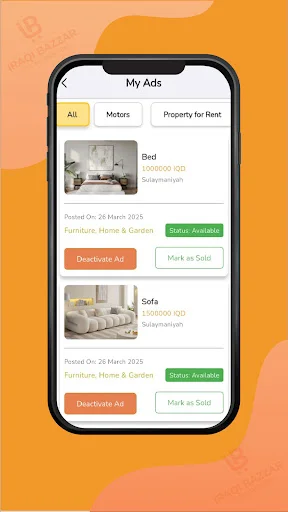Descarga Iraqi Bazzar: Compra y Vende Fácilmente – App Gratuita - Screenshot 12